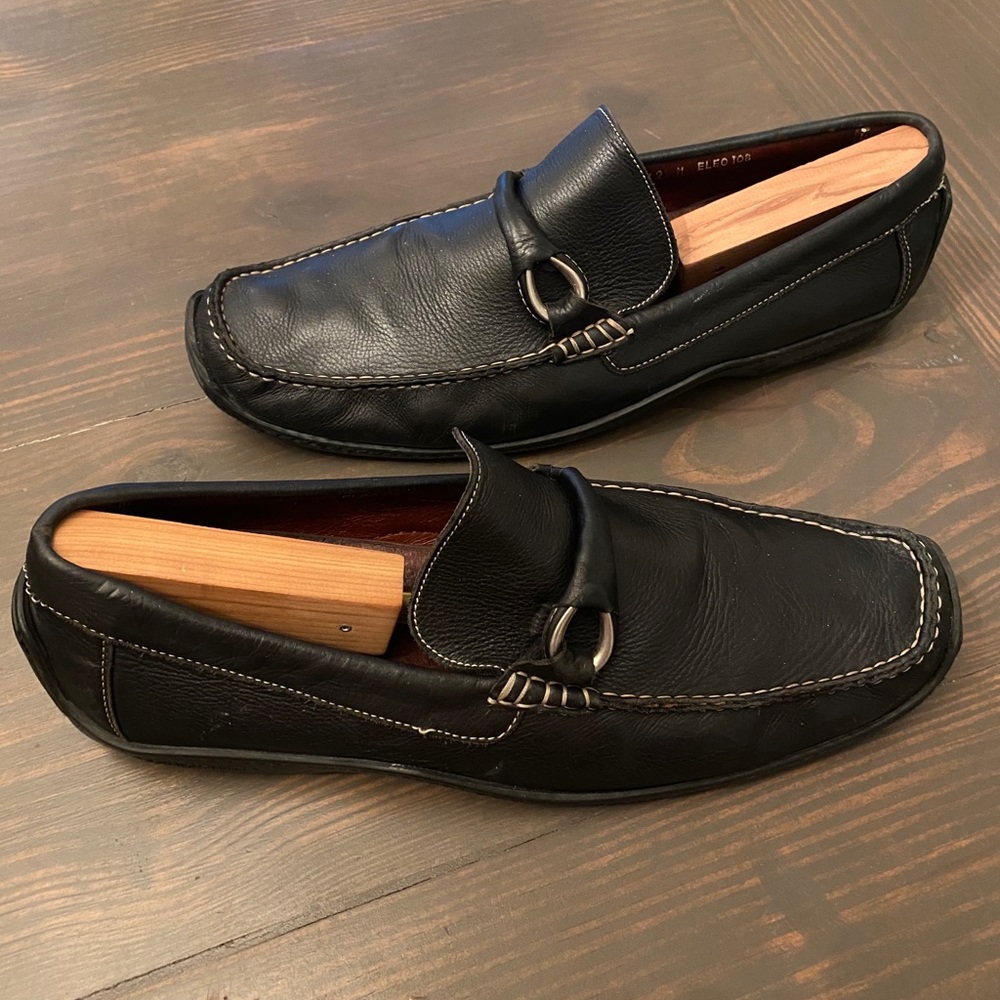 Donald J. Pliner Mens Loafers 12m Italy
